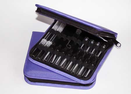 Mini-Bachbl�ten-Etui 40er Mikrofaser