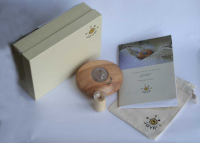 JOYA� Classic Massageroller mit Edelsteinkugel aus Rosenquarz