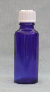 30 ml Blauglas-Flasche mit Tropfer