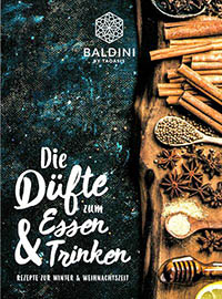 Buch Rezepte zur Winter und Weihnachtszeit mit Baldini Bio-Aromen
