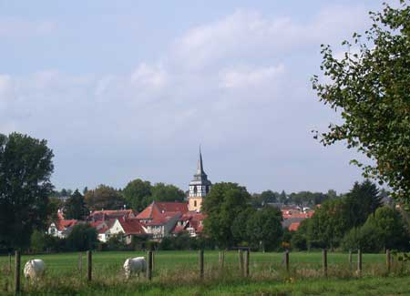 Karte mit Foto und gefttertem Umschlag