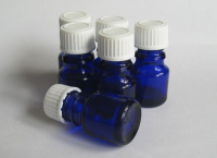 5 ml Blauglas-Flasche mit Tropfer