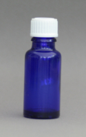 20 ml Blauglas-Flasche mit Tropfer