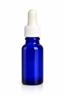 20 ml Blauglas-Flasche mit Pipette