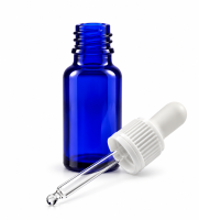 20 ml Blauglas-Flasche mit Pipette Originalit�tsverschluss