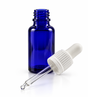 5 ml Blauglas-Flasche mit Pipette