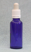 30 ml Blauglas-Flasche mit Pipette